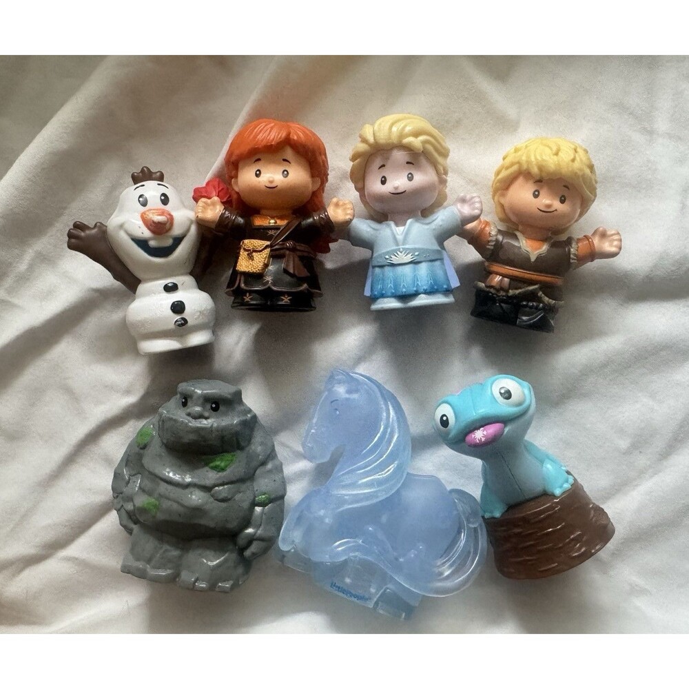 Rare Disney Frozen 2 Little People 7 Figure Lot